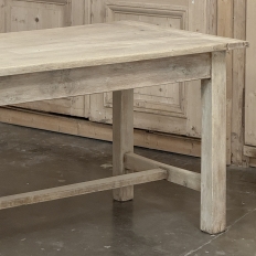 19th Century Rustic Table ~ Desk in Stripped Oak