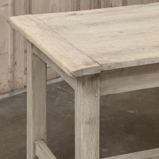 19th Century Rustic Table ~ Desk in Stripped Oak