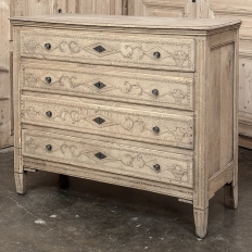 18th Century French Louis XVI Period Commode in Stripped Oak