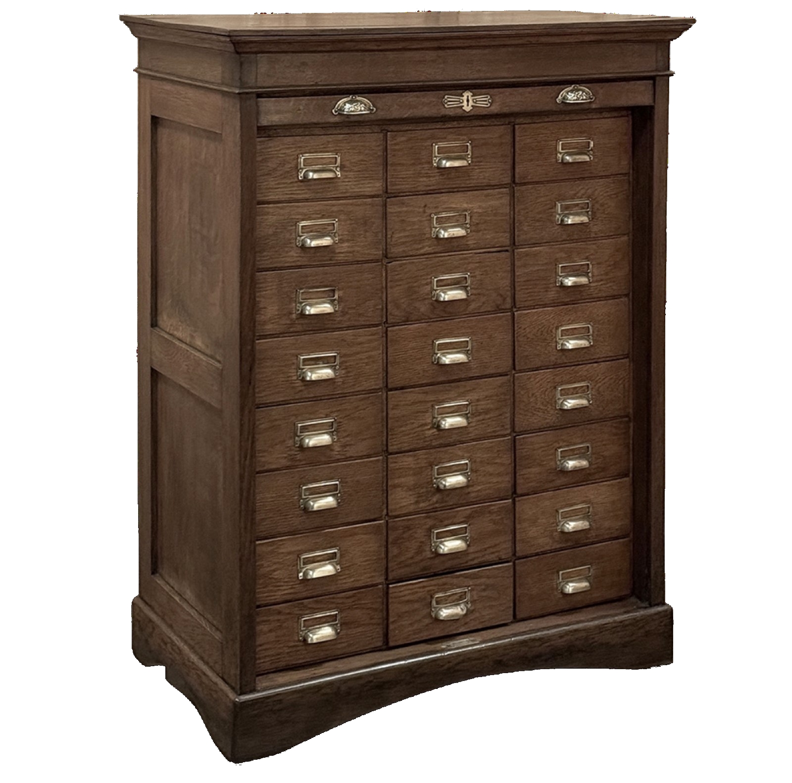 Table Top Card File Chest Antique Card File Cabinet