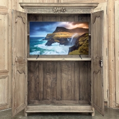 19th Century Normandie Armoire Du Marriage