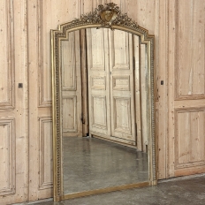 19th Century French Louis XVI Gilded Mantel Mirror