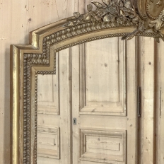 19th Century French Louis XVI Gilded Mantel Mirror