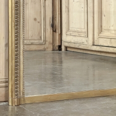 19th Century French Louis XVI Gilded Mantel Mirror