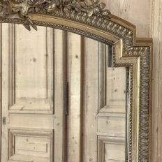 19th Century French Louis XVI Gilded Mantel Mirror
