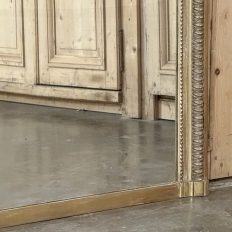 19th Century French Louis XVI Gilded Mantel Mirror