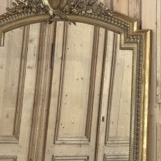 19th Century French Louis XVI Gilded Mantel Mirror