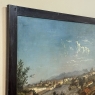 18th Century Framed Oil Painting on Wood Panel of Wachau, Austria