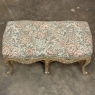 19th Century French Louis XIV Giltwood Vanity Bench with Tapestry