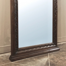 Antique Italian Baroque Solid Walnut Renaissance Mirror