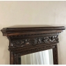 Antique Italian Baroque Solid Walnut Renaissance Mirror