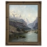 19th Century Framed Oil Painting on Canvas by L. Delderenne (1864-1921)