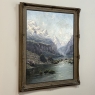 19th Century Framed Oil Painting on Canvas by L. Delderenne (1864-1921)