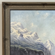 19th Century Framed Oil Painting on Canvas by L. Delderenne (1864-1921)