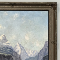 19th Century Framed Oil Painting on Canvas by L. Delderenne (1864-1921)