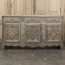 18th Century Country French Louis XIII Buffet in Stripped Oak