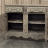 18th Century Country French Louis XIII Buffet in Stripped Oak