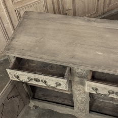 18th Century Country French Louis XIII Buffet in Stripped Oak