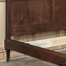 Antique French Louis XVI Walnut Bed