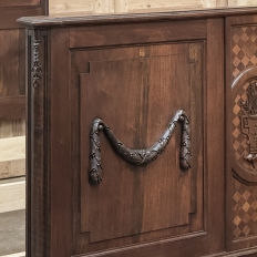 Antique French Louis XVI Walnut Bed