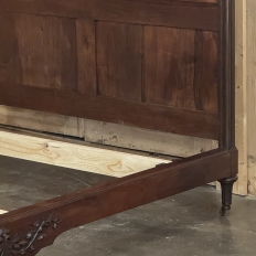 Antique French Louis XVI Walnut Bed
