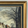 Antique Framed Oil Painting on Canvas by Leon Meechelaere (1880-1964)