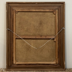 Antique Framed Oil Painting on Canvas by Leon Meechelaere (1880-1964)