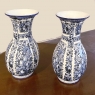Antique Three-Piece Blue & White Garniture from Delfts