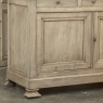 19th Century French Louis Philippe Buffet a Deux Corps in Stripped Oak
