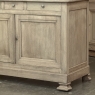 19th Century French Louis Philippe Buffet a Deux Corps in Stripped Oak