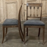 Set of Nine 18th Century French Directoire Dining Chairs