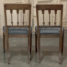 Set of Nine 18th Century French Directoire Dining Chairs
