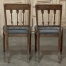 Set of Nine 18th Century French Directoire Dining Chairs