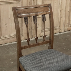 Set of Nine 18th Century French Directoire Dining Chairs