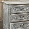 18th Century Country French Louis XVI Period Whitewashed Commode