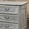 18th Century Country French Louis XVI Period Whitewashed Commode