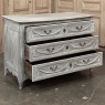 18th Century Country French Louis XVI Period Whitewashed Commode