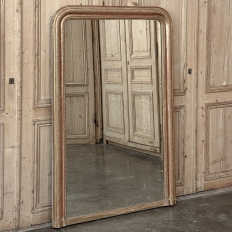19th Century French Louis Philippe Period Giltwood Mantel Mirror