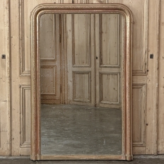 19th Century French Louis Philippe Period Giltwood Mantel Mirror