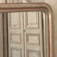 19th Century French Louis Philippe Period Giltwood Mantel Mirror