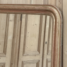 19th Century French Louis Philippe Period Giltwood Mantel Mirror