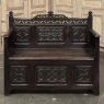 19th Century French Gothic Hall Bench