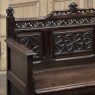 19th Century French Gothic Hall Bench
