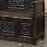 19th Century French Gothic Hall Bench