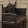 19th Century French Gothic Hall Bench
