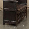 19th Century French Gothic Hall Bench