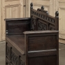 19th Century French Gothic Hall Bench