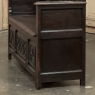 19th Century French Gothic Hall Bench