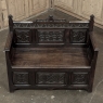 19th Century French Gothic Hall Bench