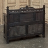 19th Century French Gothic Hall Bench